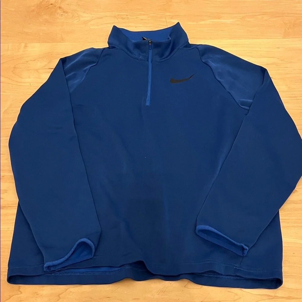 Nike Royal Blue Quarter-Zip‎ Pullover